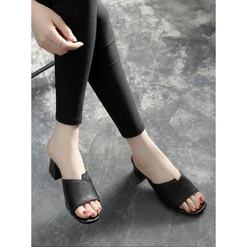 Sepatu Hak Tinggi Wanita Korea Fashion Pesta kondangan Elegan Trendy sd02 hak tahu