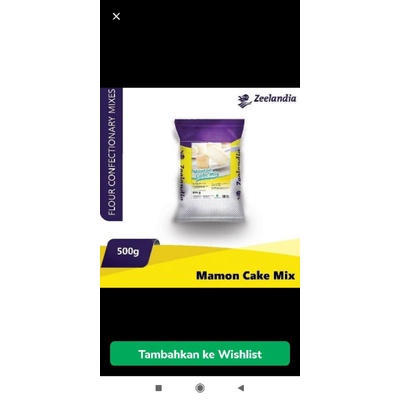 

ZEELANDIA MAMON CAKE MIX 500 GR