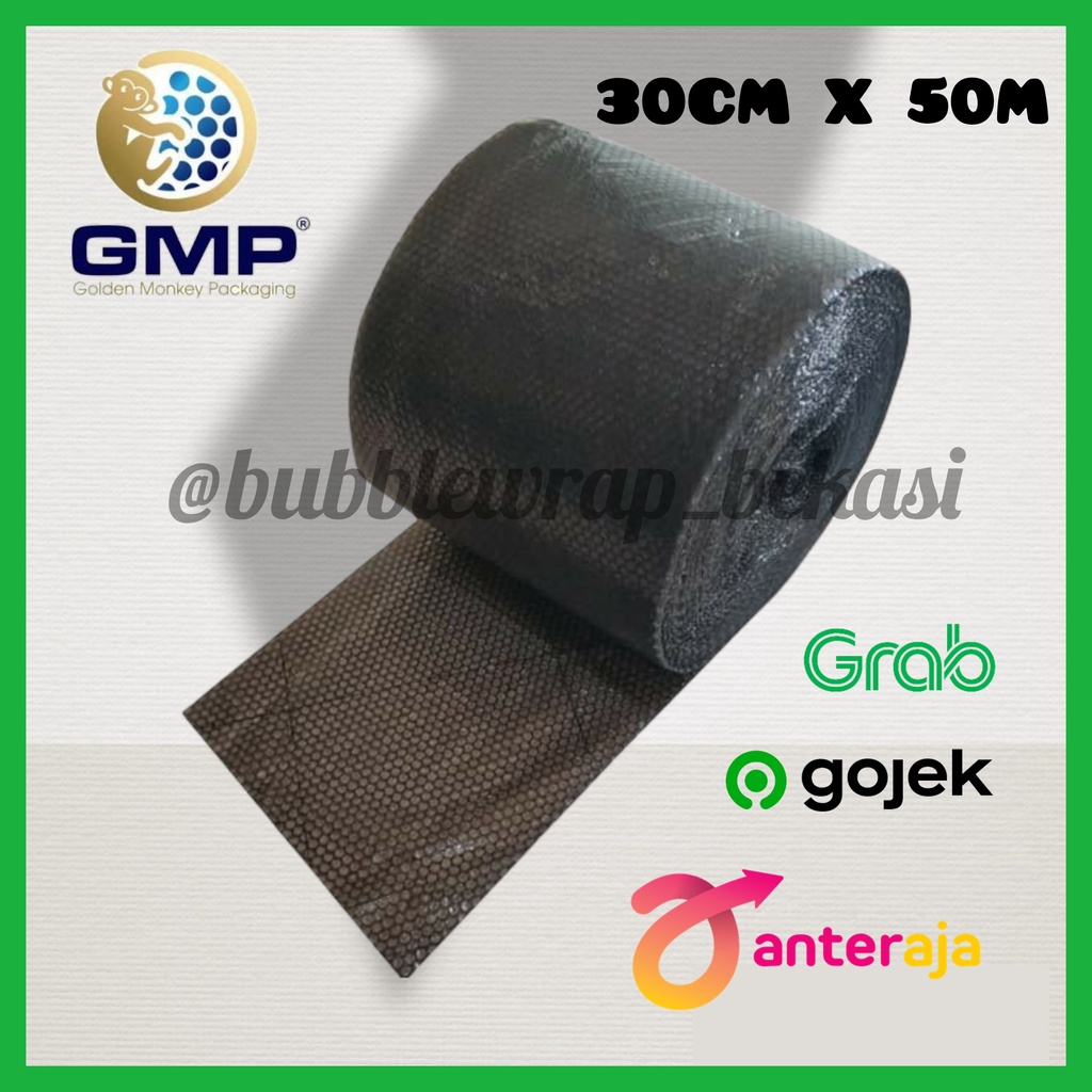 

Bubble Wrap Roll PREMIUM MURAH 30 CM X 50 Meter/ GMP TEBAL TERJANGKAU / KINGSMAN BUBBLE WRAP / BUBBLE WRAP HITAM / BUBBLE WRAP PUTIH