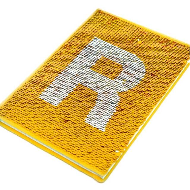 

Notebook Alphabet Sequin (Dua design cover) 7316