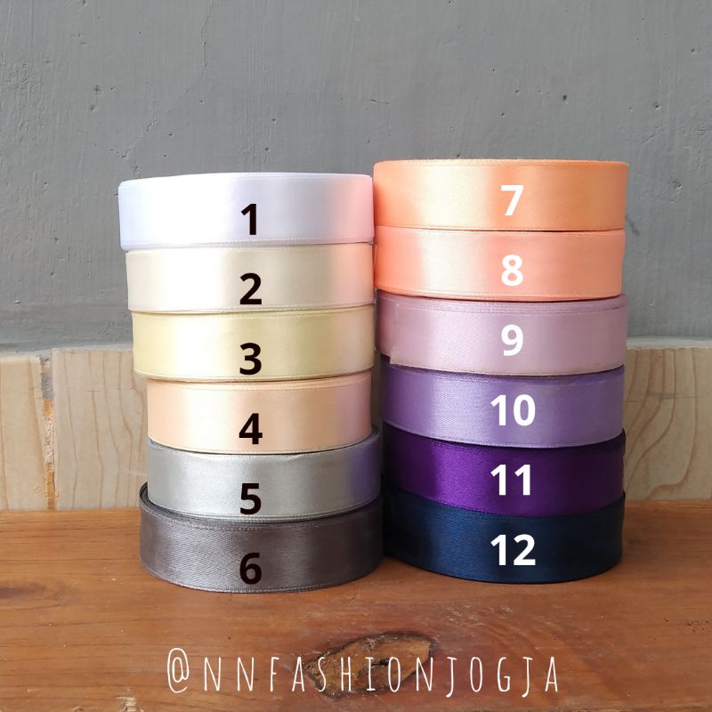 

PITA SATIN 2 CM PER ROLL PART 3