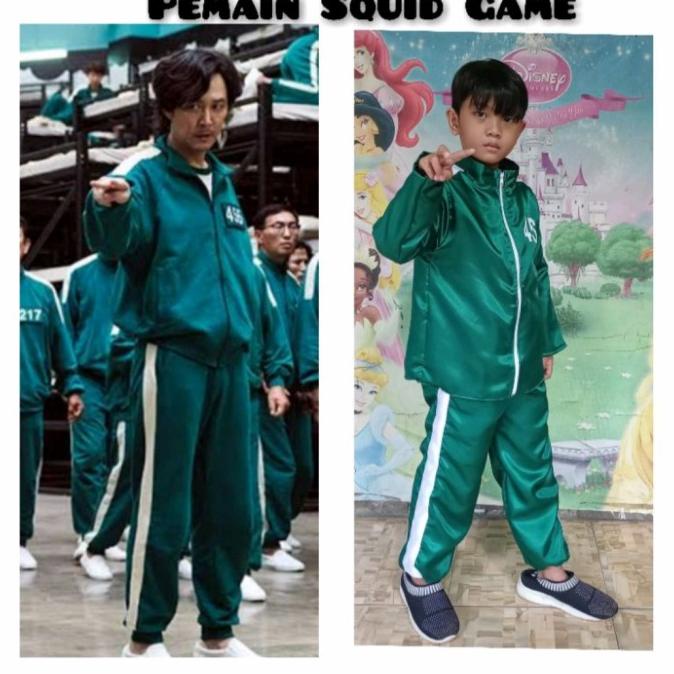 MURAH Kostum Cosplay Anak Para Pemain Peserta Squid Game