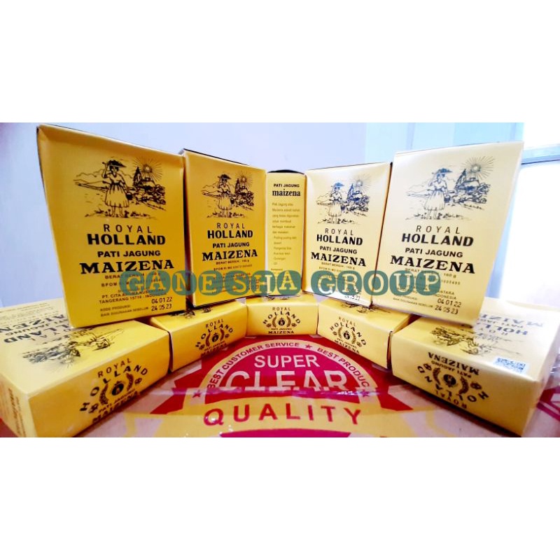 

Tepung MAIZENA / Pati Jagung ( ROYAL HOLAND ) 160gr