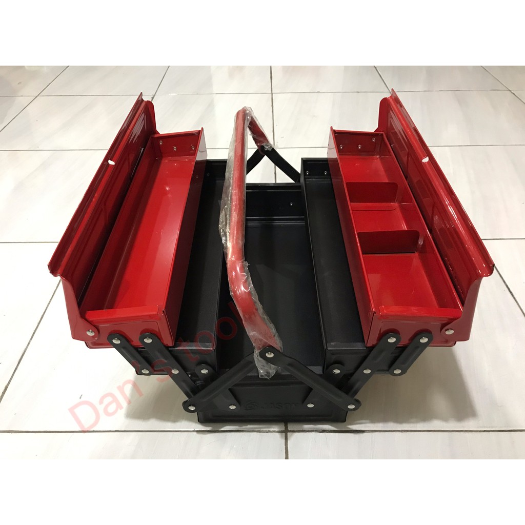 Tool Box JASON 3 Susun Merah Hitam