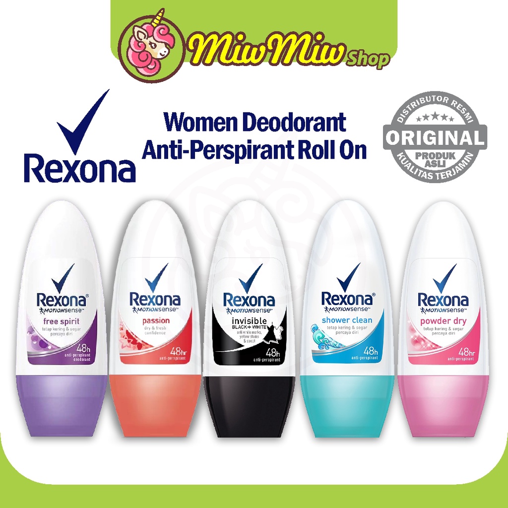 Rexona Roll On Deodorant (72 Jam Kesegaran)