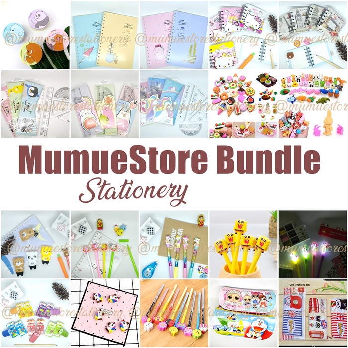 

(TERLARIS) PAKET BUNDLE MUMUE STORE STATIONERY