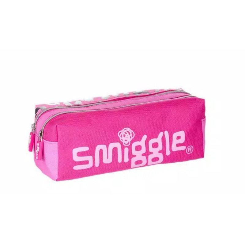 

Smiggle Pencil Case Twin Zip Block Pink Tempat pensil smiggle