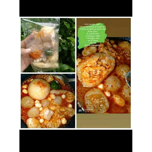 Jual Baso Aci Ayam Suir Ayam Pedas Shopee Indonesia