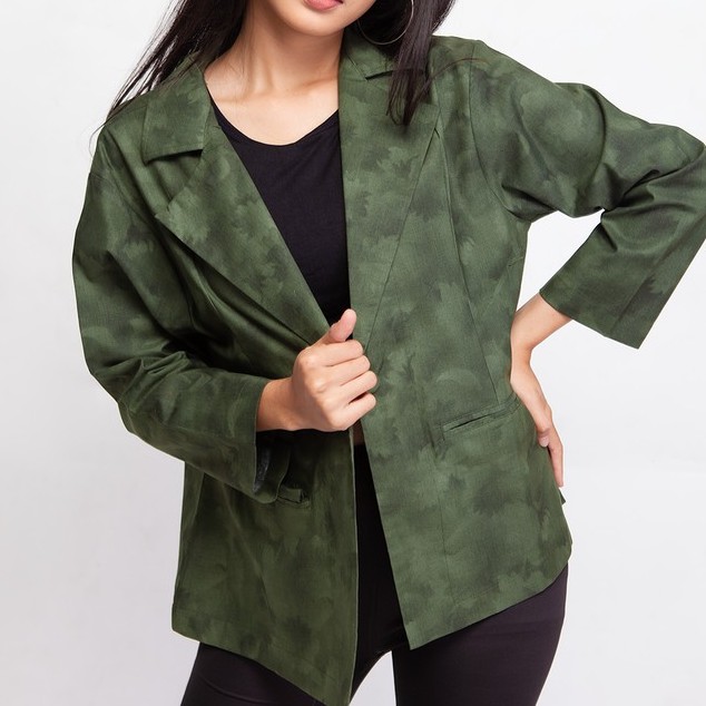 Blazer Wanita/Jaket Blazer Wanita/Blazer Motif/Blazer Murah