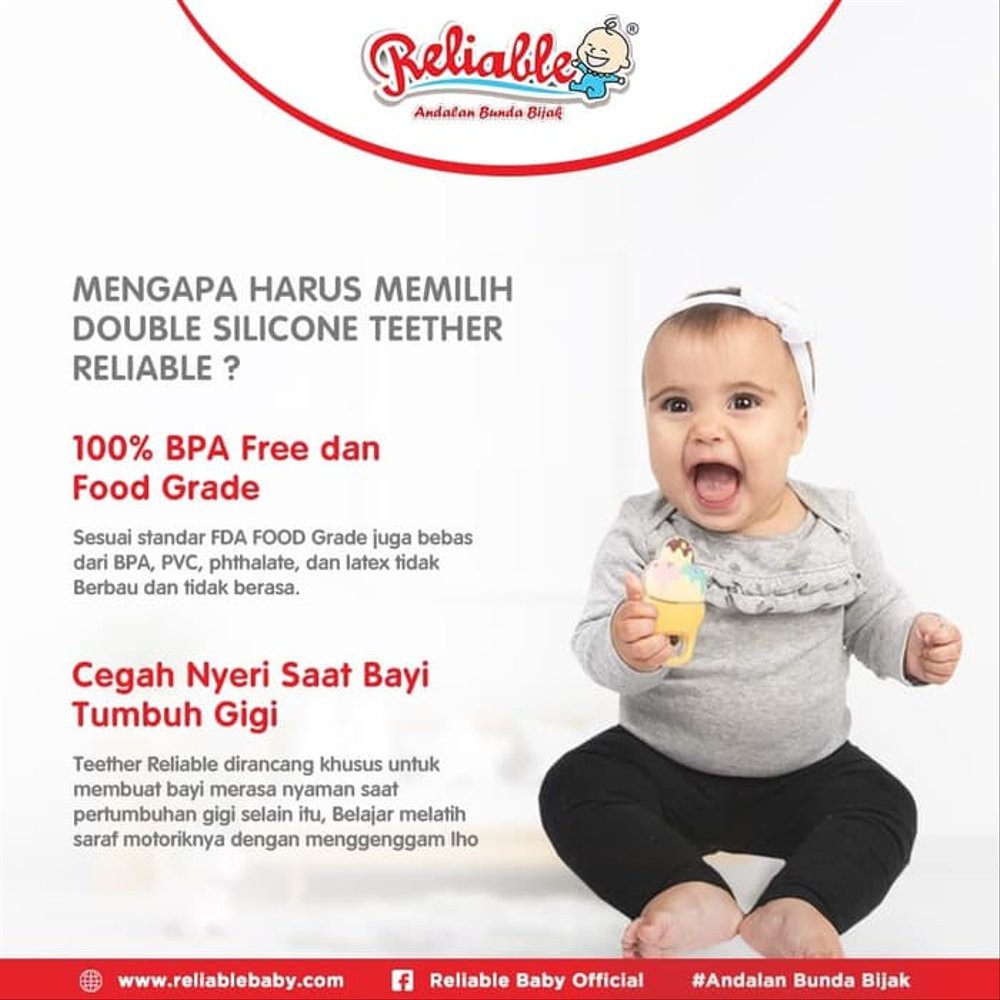 RELIABLE - DOUBLE SILICONE TEETHER