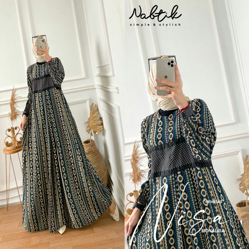 TEA &amp; NISA Maxi Dress Ori by Nabtik