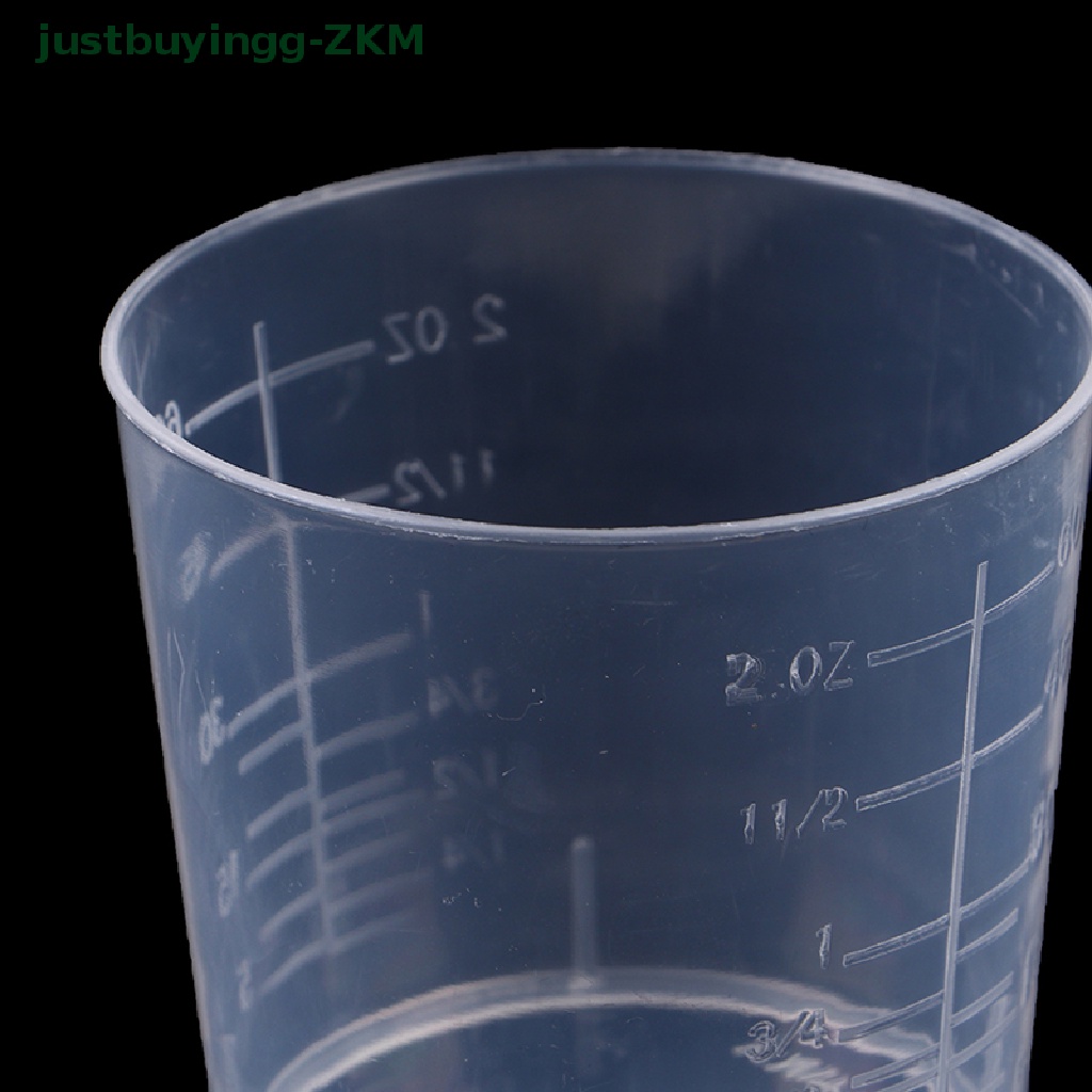 10 Pcs Gelas Ukur Bahan Plastik Ukuran 60ML Untuk Laboratorium