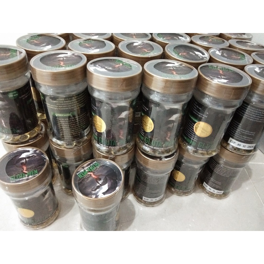 WHITENING GLUTAMEN ORIGINAL SUPLEMEN PEMUTIH KULIT TUBUH WAJAH MUKA KETIAK RIA GLUTA MEN LAPUNZEL