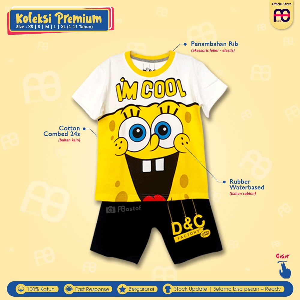 Setelan Anak Laki Laki Mastof D Series 1 - 11 Tahun Baju Anak Edisi Favorit-1