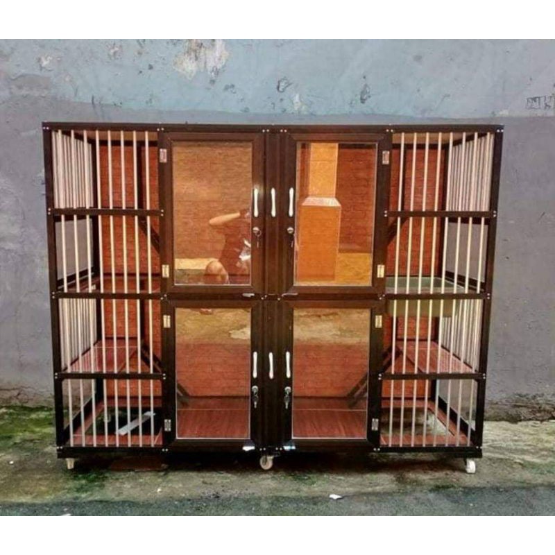 Kandang Kucing Alumunium 4 Kamar
