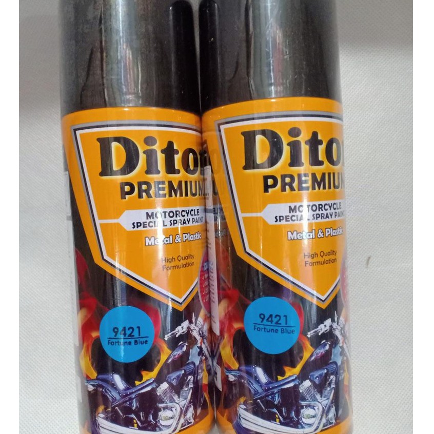 Pilok Cat Pilox DITON Premium 9421 Fortune Blue / Biru Muda (400cc)