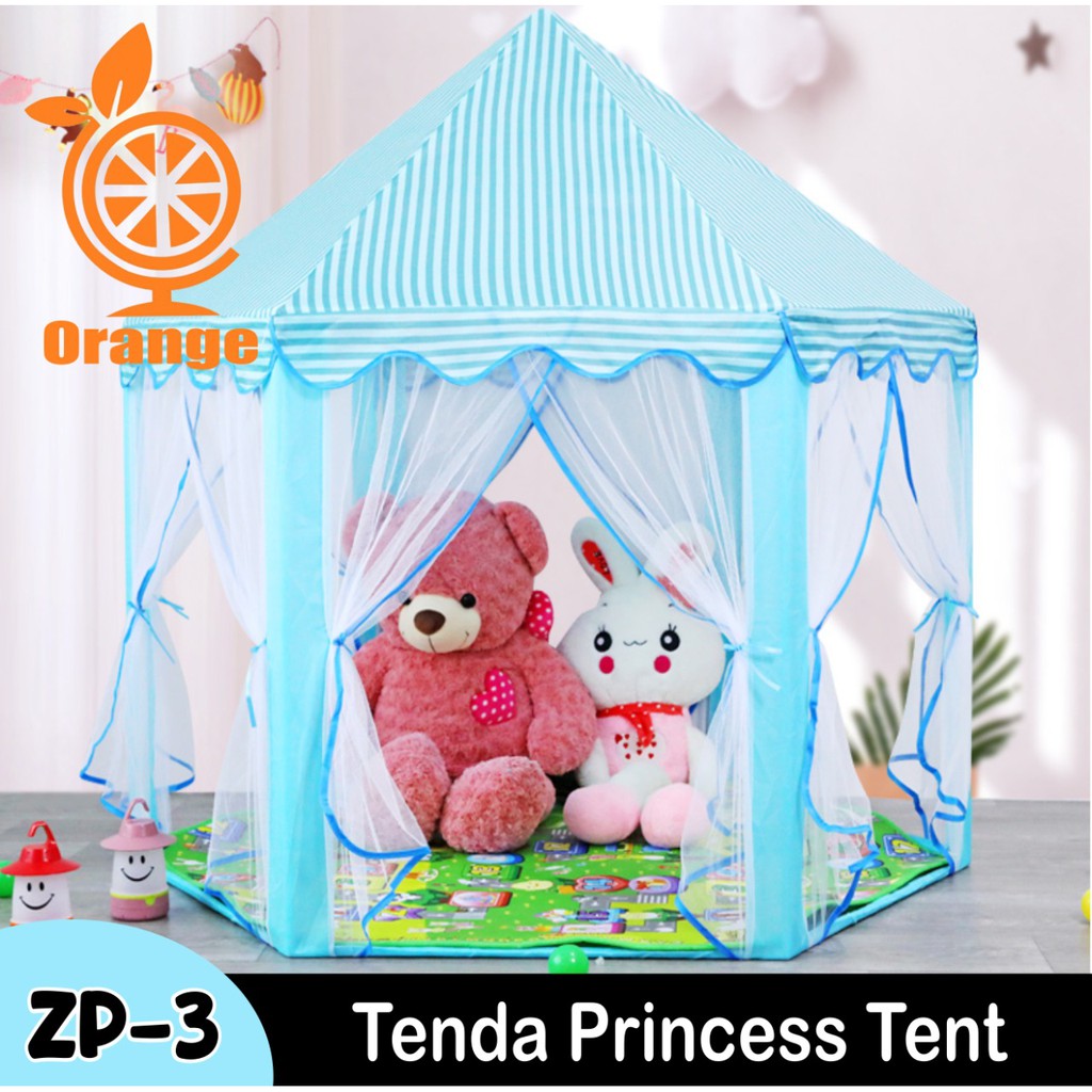 Tenda Anak Mainan Princess Model Rumah Indoor Outdoor Portable ZP-3