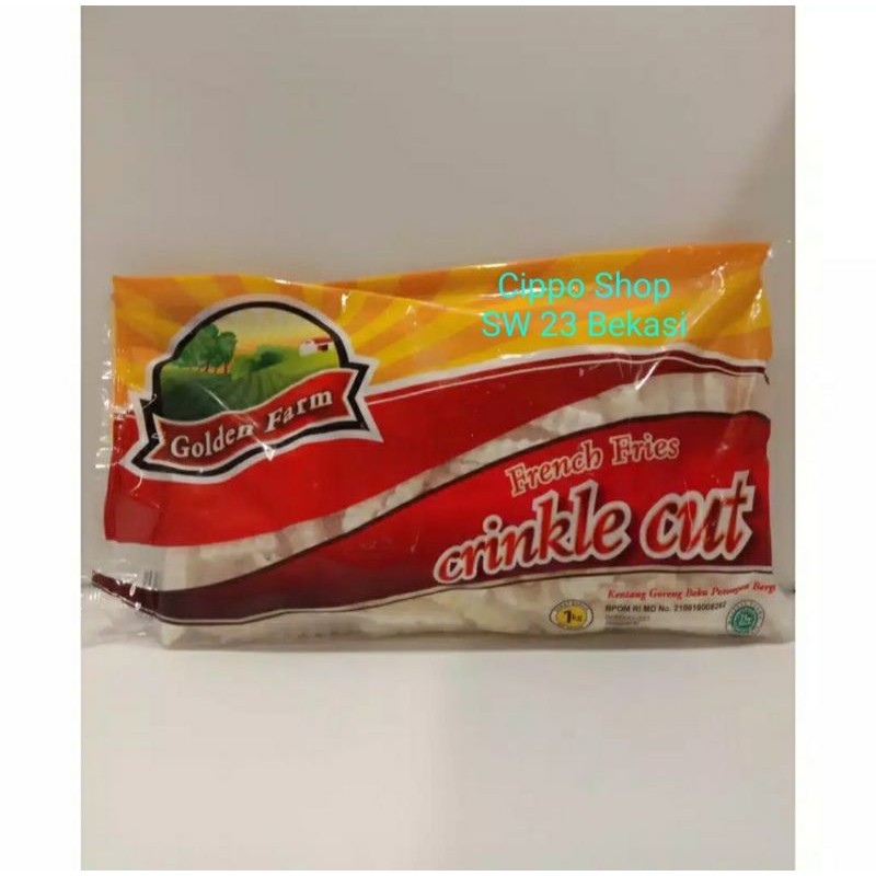 

Kentang Golden Farm CRINKLE Cut 1000gram