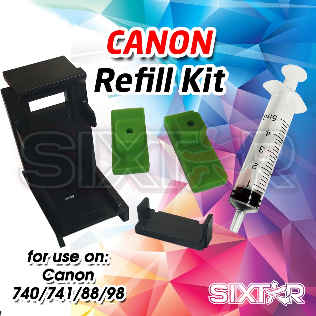 Toolkit / Tool kit / Refill Kit / Klip Penyedot Tinta Cartridge Canon