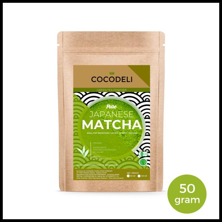 

Matcha Green Tea | Cocodeli By Haveltea Organic|Teh Hijau Jepang Bubuk