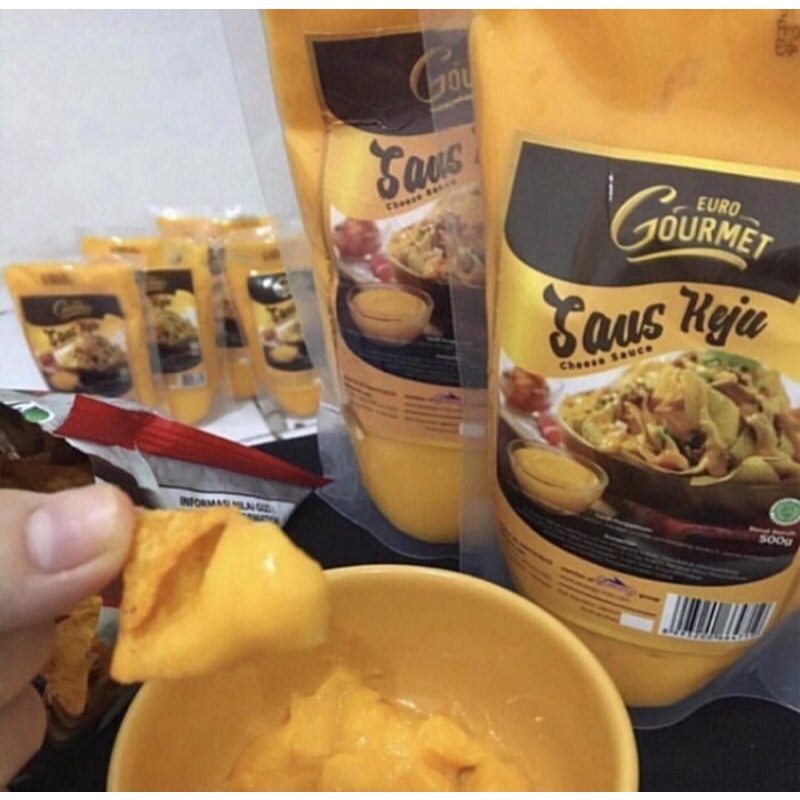 Euro Gourmet Cheese Sauce 500gr Saus Keju Saos