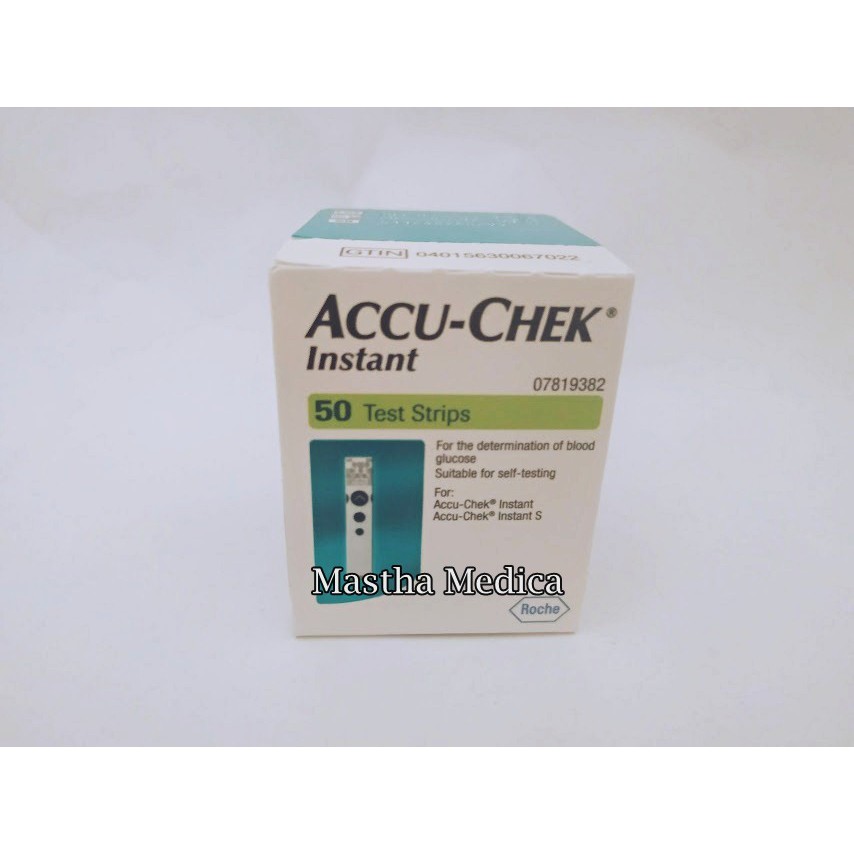 Strip AccuChek Accu- Chek Accu Chek Instant Gula Darah 50 Strip