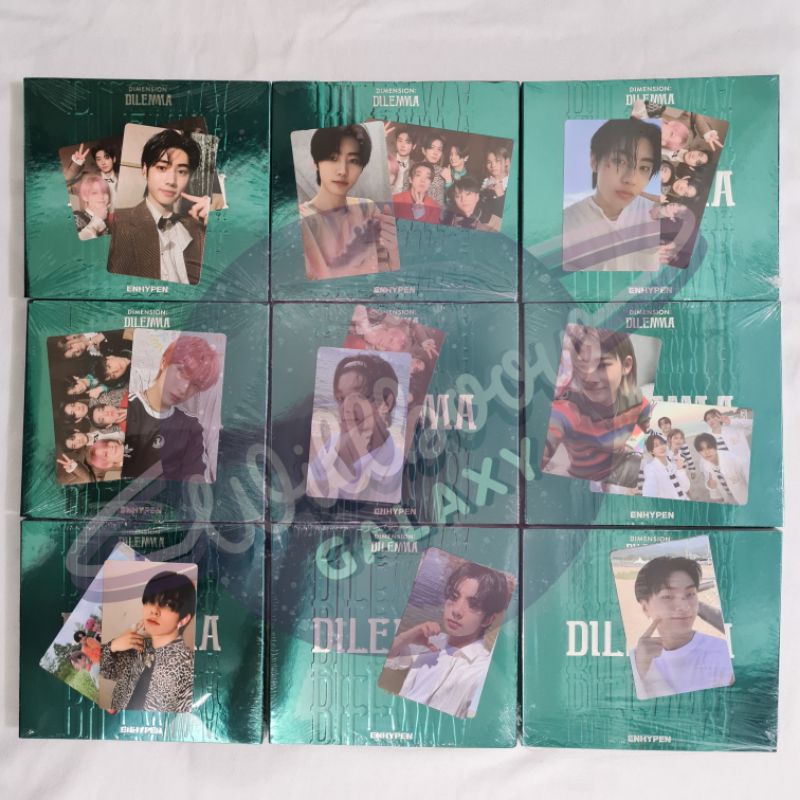 READY STOCK Unsealed Member ENHYPEN DIMENSION DILEMMA ESSENTIAL version Sunghoon Jay Jungwon Jake He