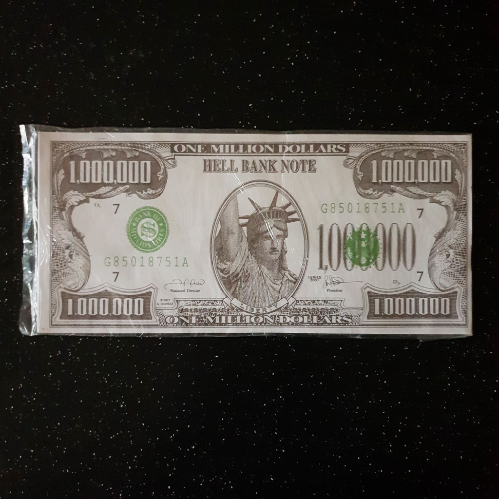 Uang/Duit/Cepi Kertas untuk Sembahyang 1 Juta Dollar