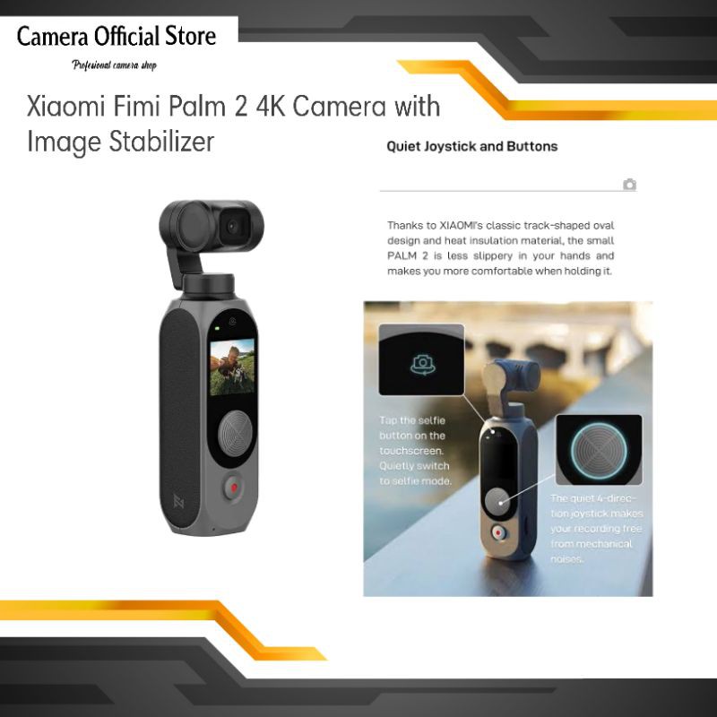 Xiaomi Fimi Palm 2 4K Kamera Vlogger Xiaomi Garansi 1 Tahun