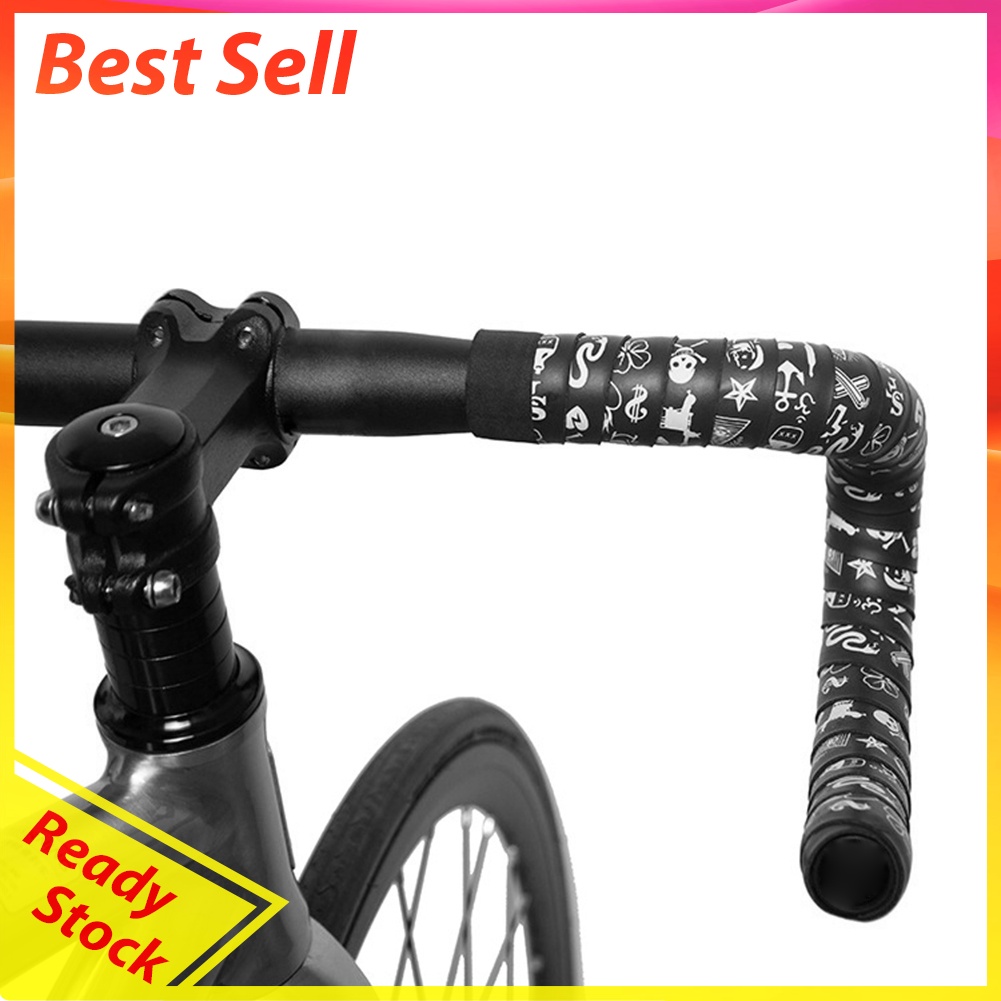 1 Pair Fluorescent Road Bike Handlebar Tape Fixed Gear Handle Cover Strap