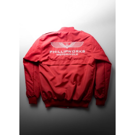 JAKET MOTOR PHILLIP WORKS BOMBER MOTEGI