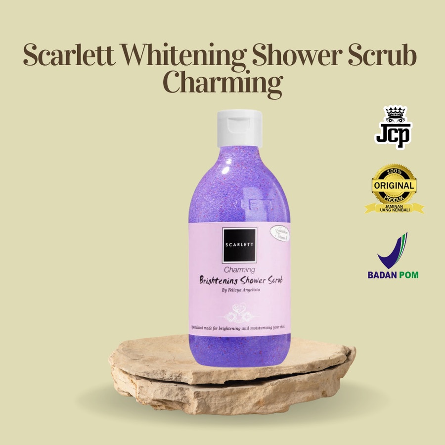 SCARLETT Whitening Body Lotion Charming 100% Original