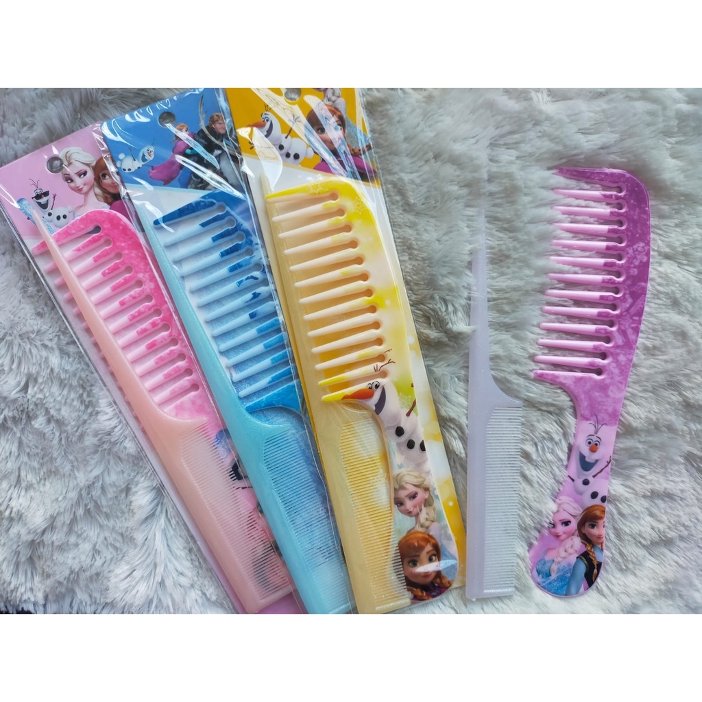 SISIR GAGANG JUMBO ISI 2 SISIR WARNA WARNI PREMIUM AISHU SISIR ANAK PER SET ISI 2 UKURAN BESAR