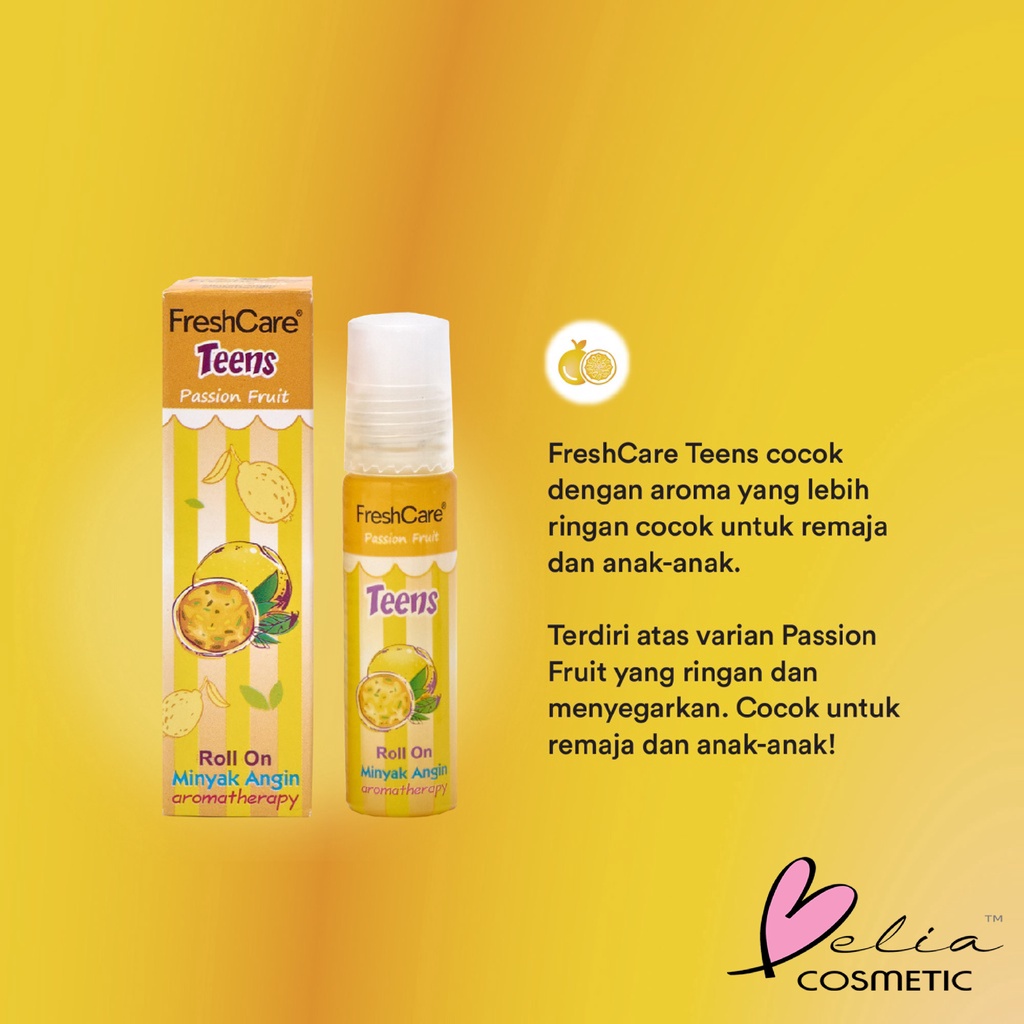 ❤ BELIA ❤ FRESH CARE Teens (✔️BPOM) Minyak Angin Aromatheraphy Roll On 10mL | freshcare gosok teen