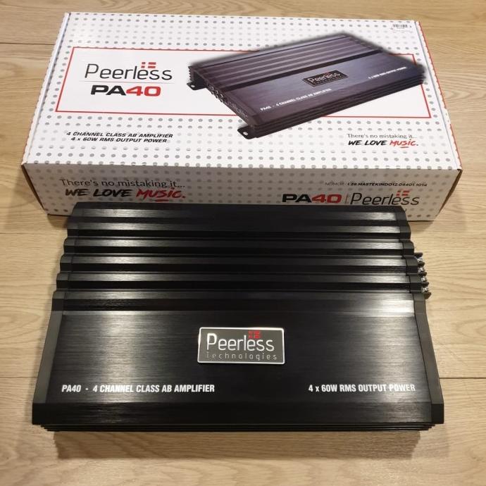 power peerless 4 channel PA 40 .