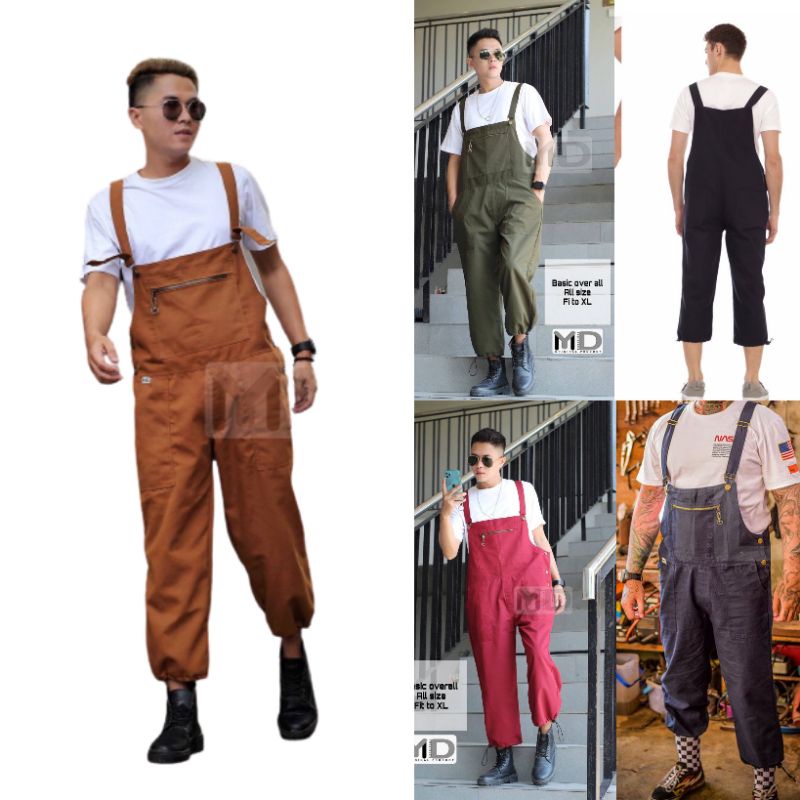 OVERALL PRIA CELANA KODOK UNISEX - Celana kodok pria - celana Pants OVERALL cowok