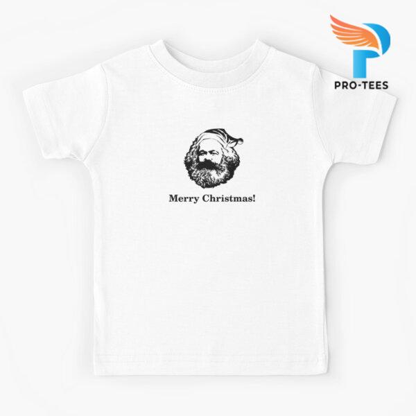 Kaos Baju Anak Merry Christmas, Karl Marx #1800