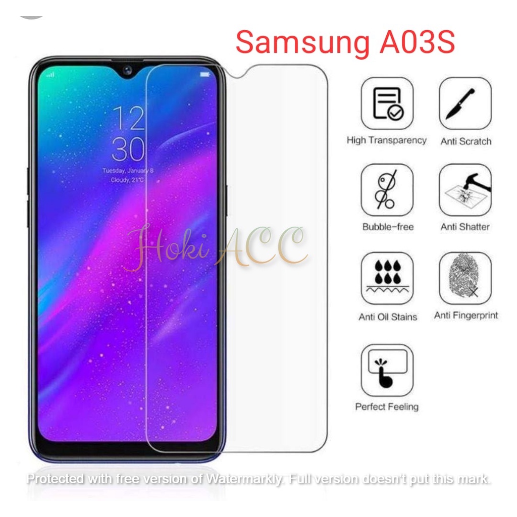 Tempered Glass Bening Samsung A03S