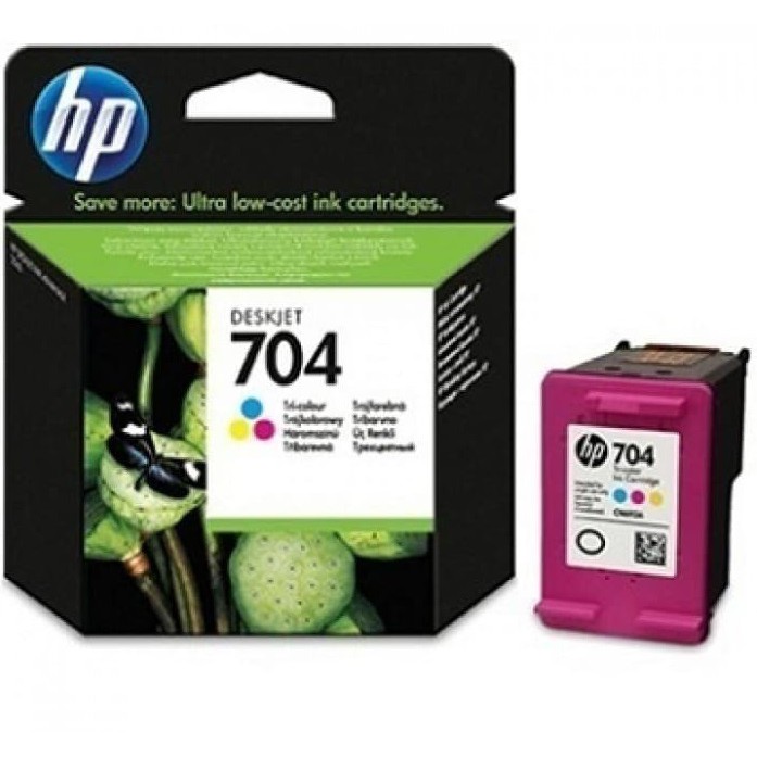 Tinta Hp 704 Original Ink Cartridge warna