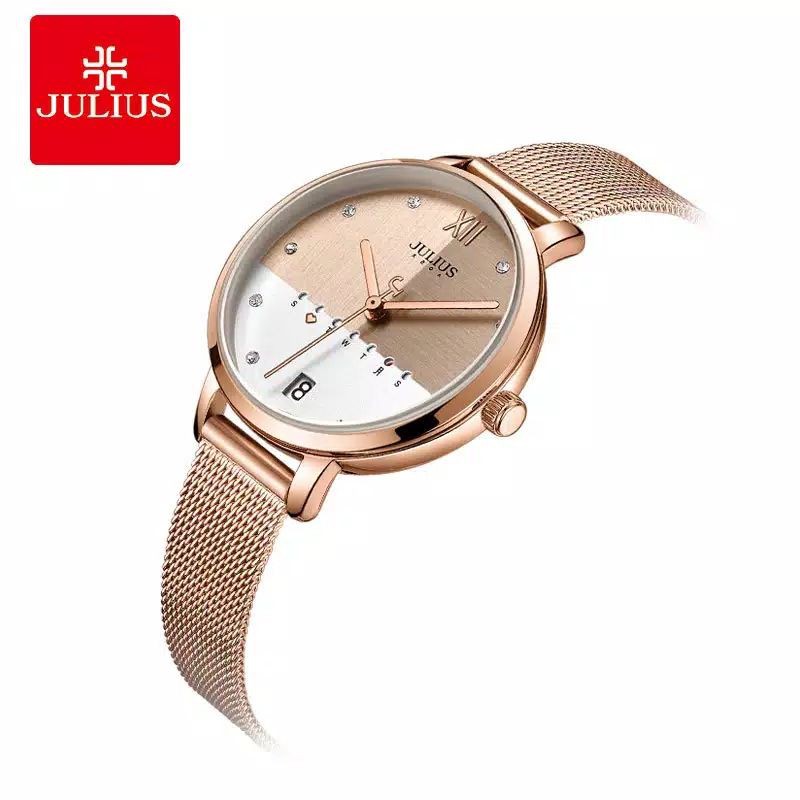 watch Julius, jam tangan wanita tahan air ja-1100