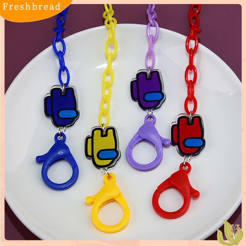 Terlaris Face Cover Chain Multi-use Bright-colored Acrylic Creative Among Us Face Cover Lanyard for Shopping