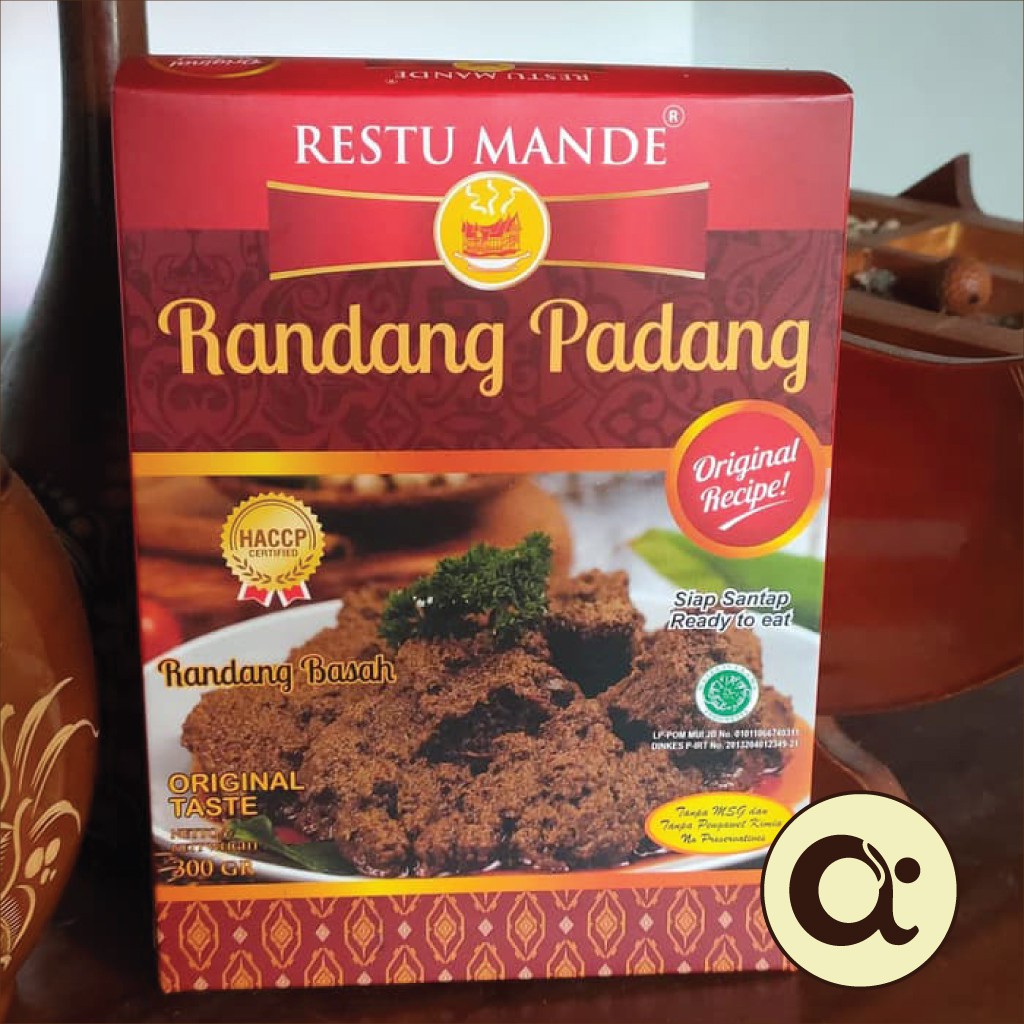 

Rendang Sapi Basah Original 300 Gram - Restu Mande