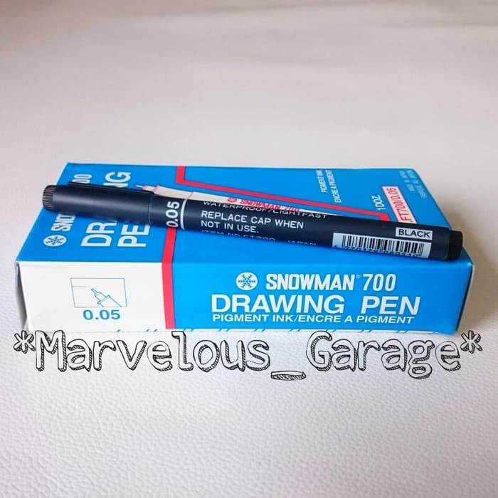 

Gunpla Panel Lining Snowman Drawing Pen 0.05 Hitam Black