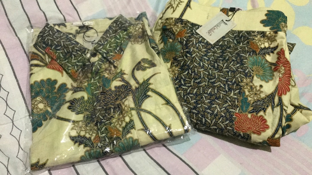 Rok Duyung Merah Katun Primiss Batik Pekalongan