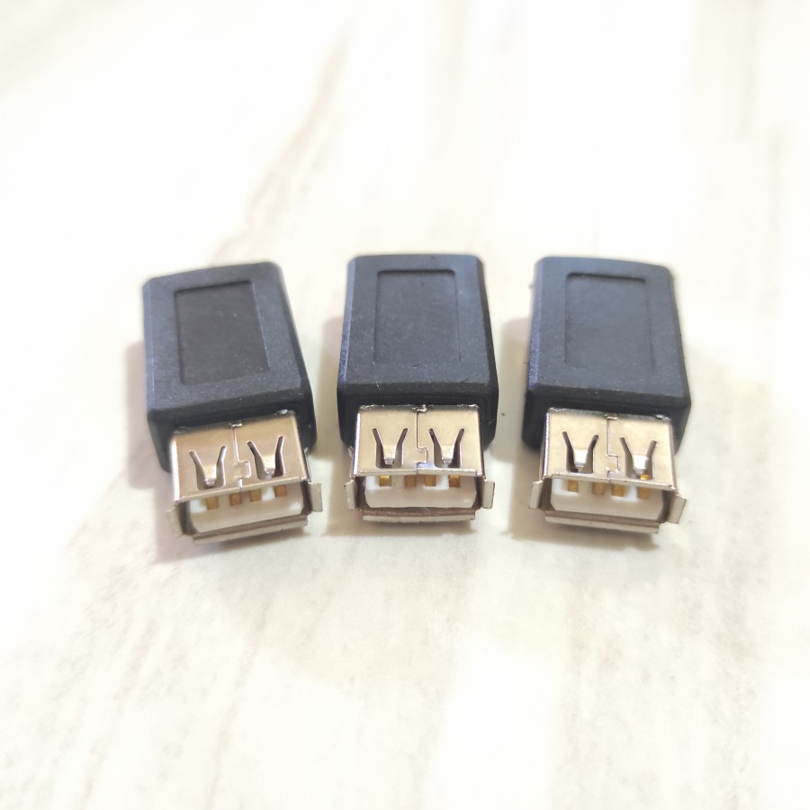 Micro USB Female to USB A Female Converter Adapter