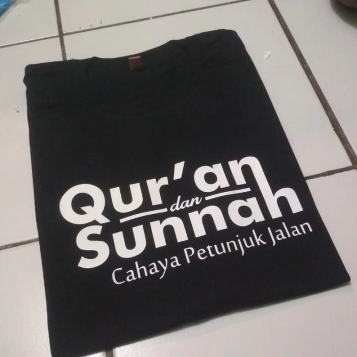 kaos hijrah tshirt Quran dan sunnah// baju dakwah,hijrah sunnah