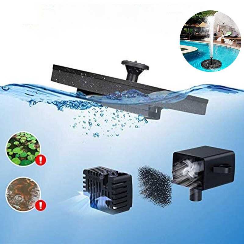 TD - RUM T-Nice Air Mancur Kolam Tenaga Surya Solar Water Fountain - YY002