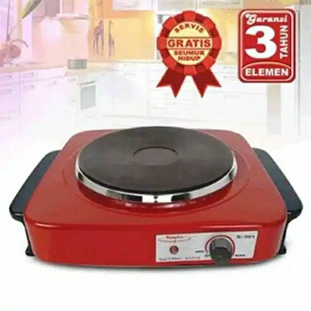 Kompor Listrik MASPION S 301 Portable Stove - Garansi 3 Tahun Element