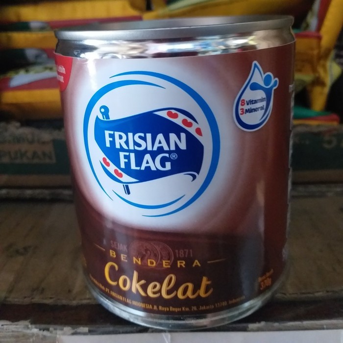 Jual Frisian Flag Susu Kental Manis Cokelat 370g Shopee Indonesia 7632