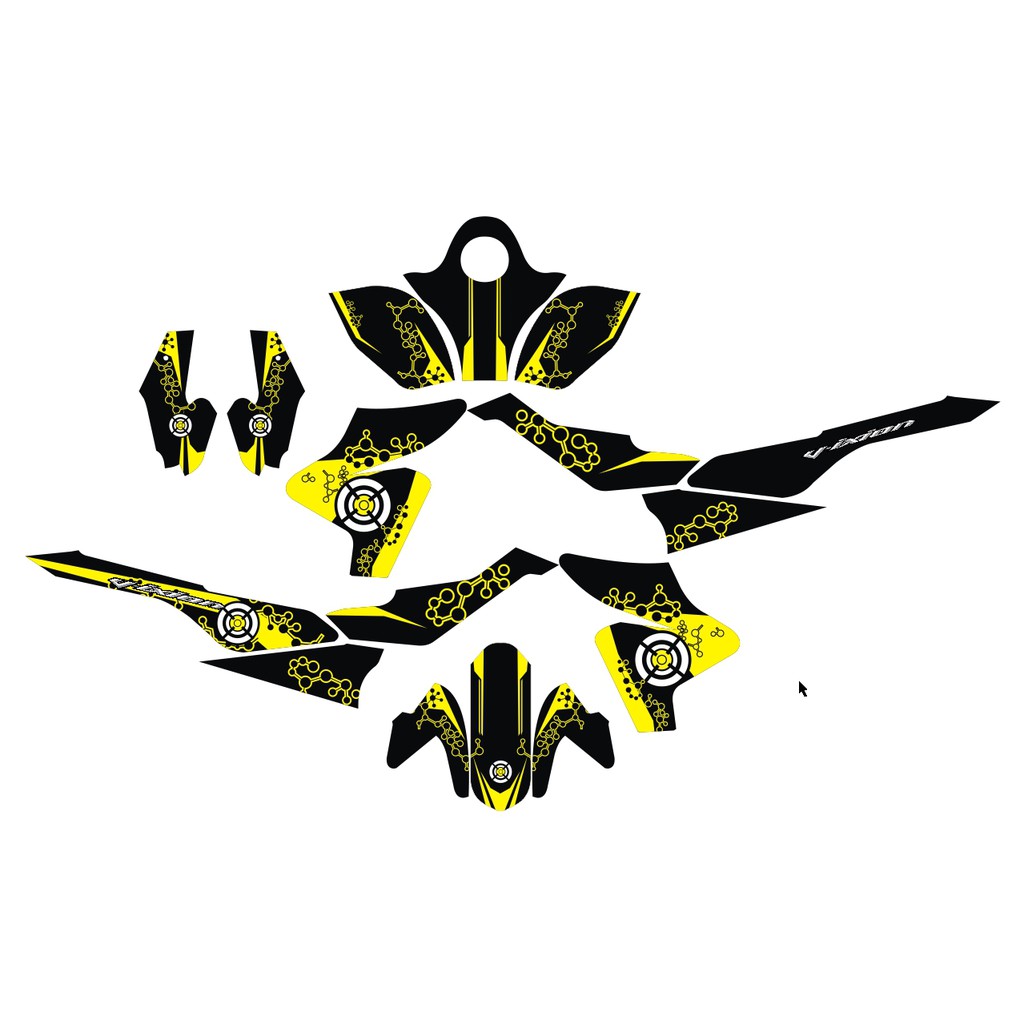 Stiker Decal YAMAHA VIXION OLD NVA NVL Custom Sticker (14)